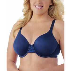 Vanity Fair 76080 Women's 32 F Navy Beauty Back Smoother Full Figure Bra 32DDD